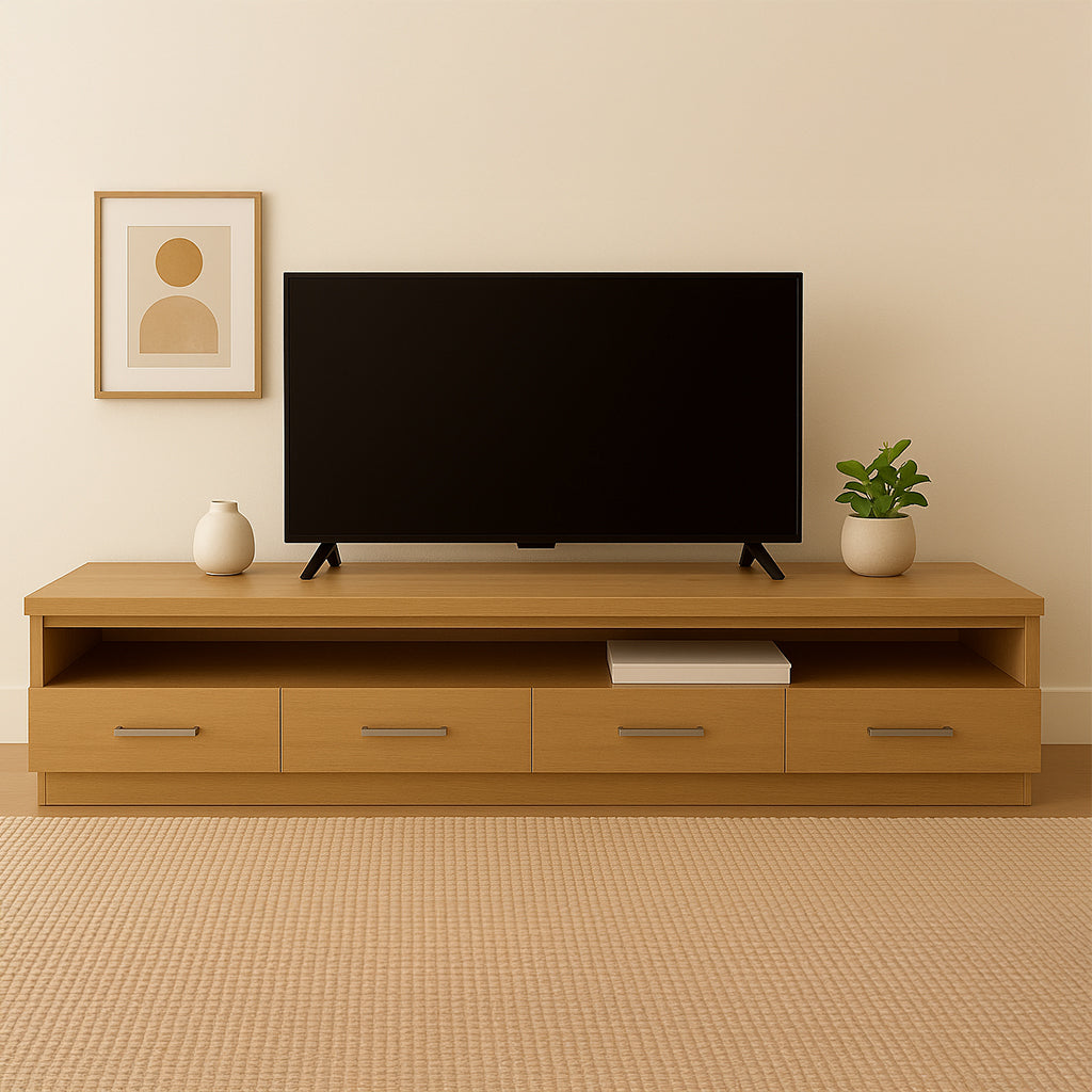Nova 1800 Entertainment Unit-Walnut
