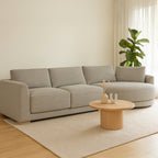 Oakley 3 Seater With Chaise-Frost