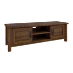 Oberon Entertainment Unit-Light Walnut