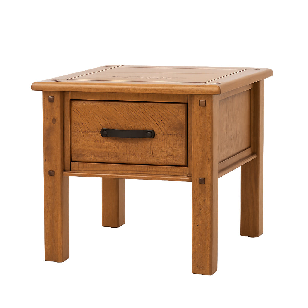 Oberon Lamp Table-Natural