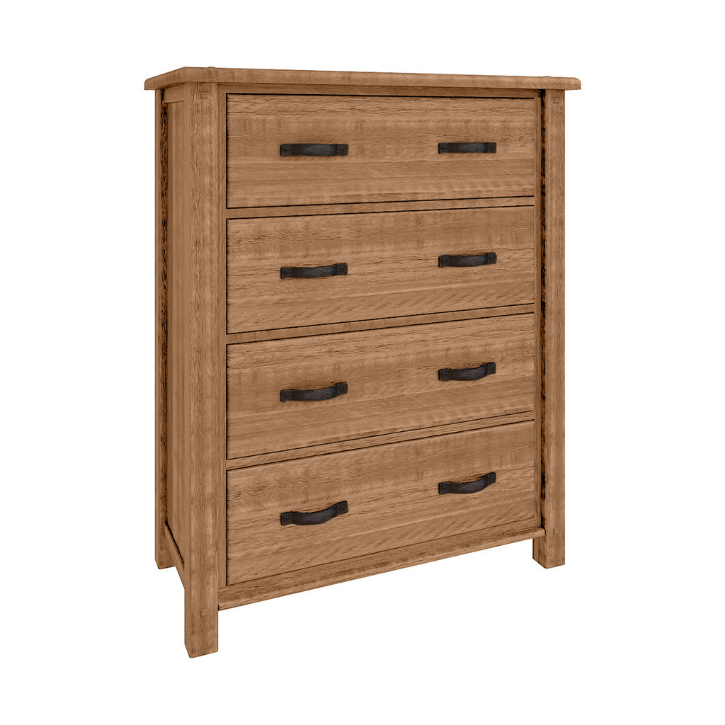 Oberon 4 Drawer Tallboy-Natural