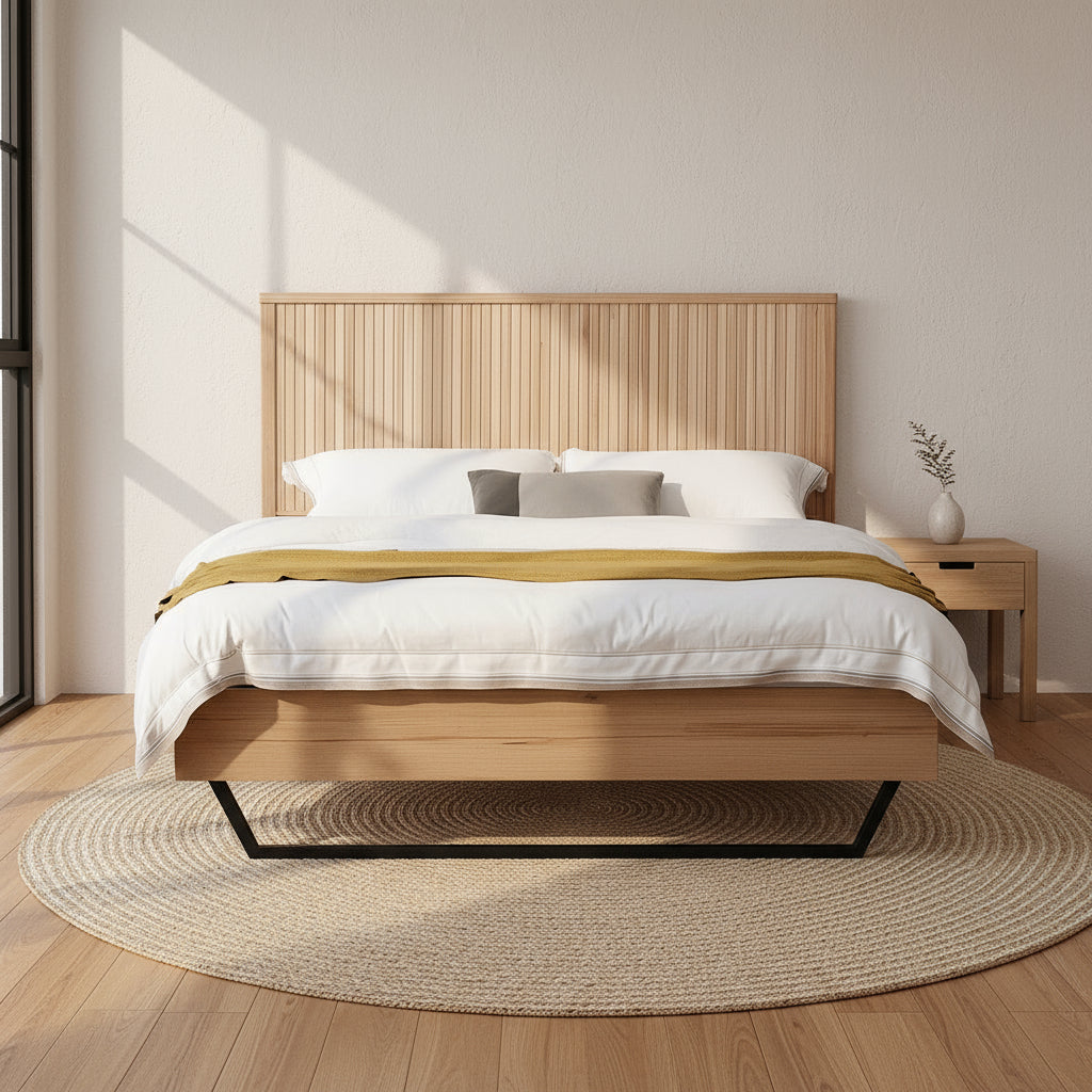 Osborne King Bed-Natural