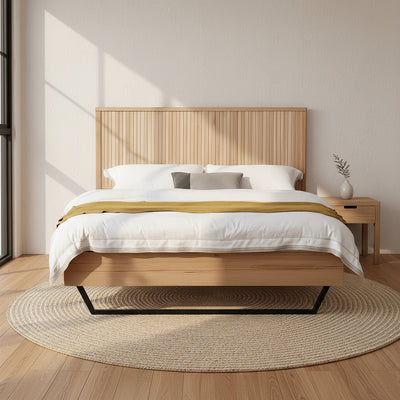 Osborne King Bed-Natural hover image