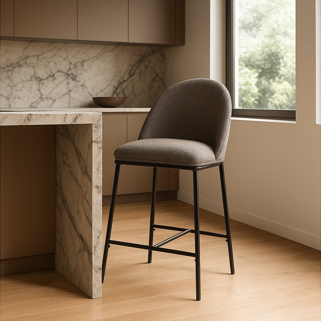 Oslo Bar Stool-Slate