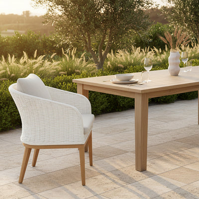 Park Orchards Outdoor Dining Chair-White hover image