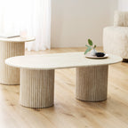 Pompeii Coffee Table-Travertine