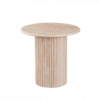Pompeii Side Table-Travertine