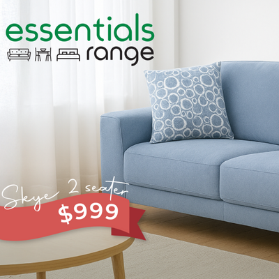 Skye 2 Seater Fabric-Delf hover image