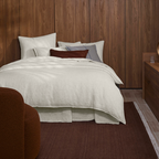 Como European Linen Cushion 60cm x 60cm-Snow