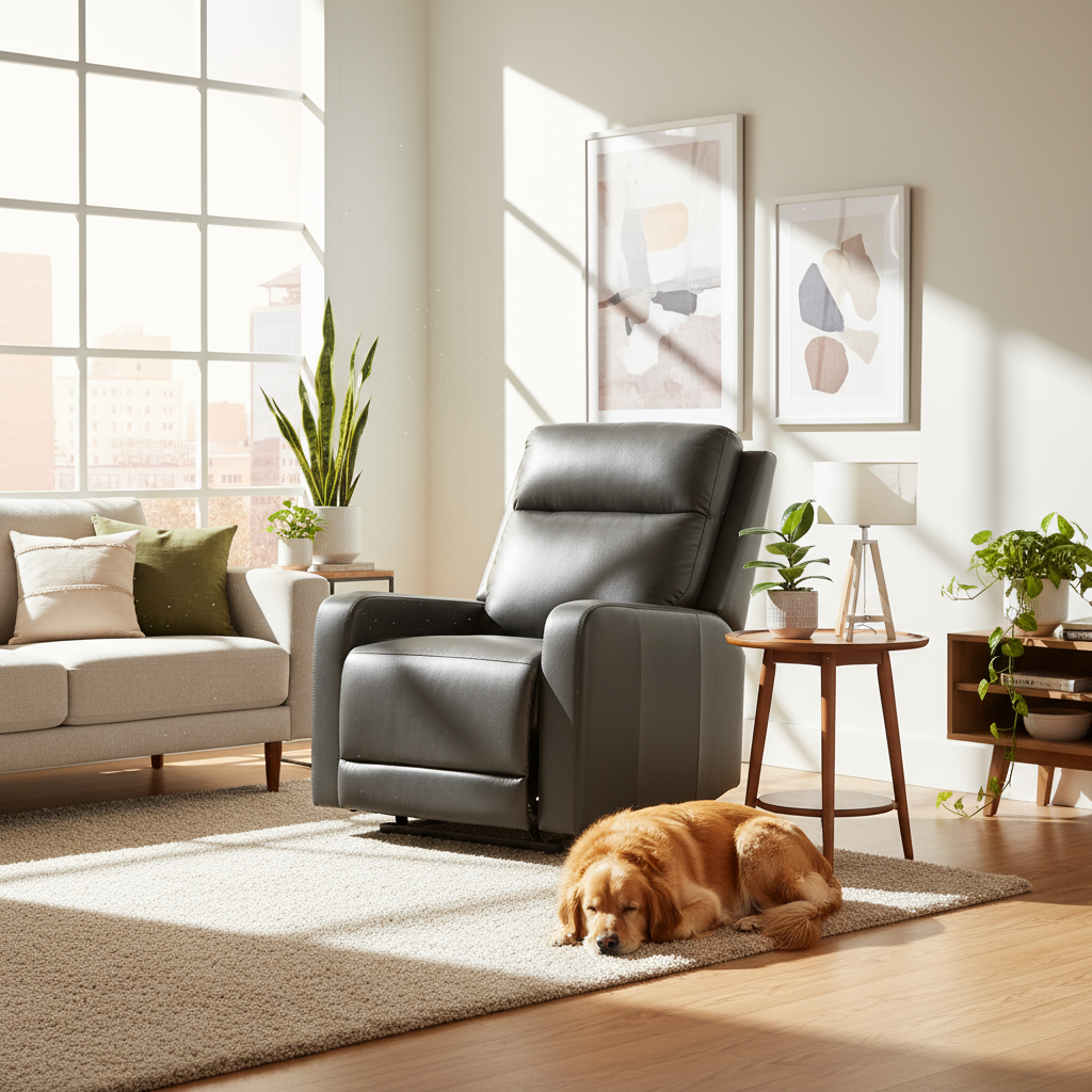 Rex Single Motor PU Lift Chair