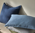 Como Square Linen Cushion 50cm x50cm-Atlantic