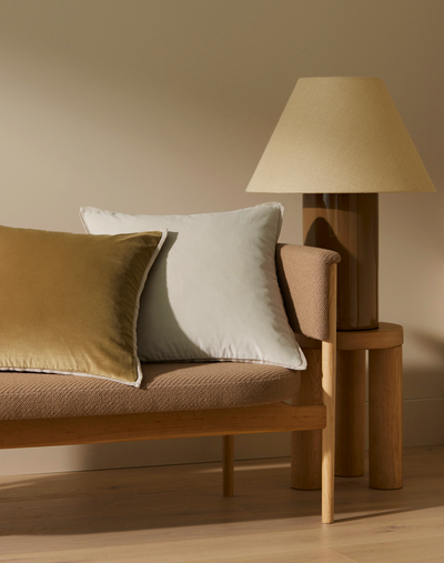 Francesca Cushion 50cm x 50cm-Olive hover image