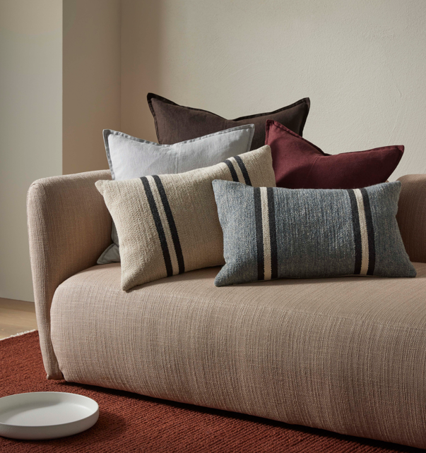 Mila Cushion 40cm x 60cm-Oyster