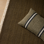 Mila Cushion 40cm x 60cm-Forest