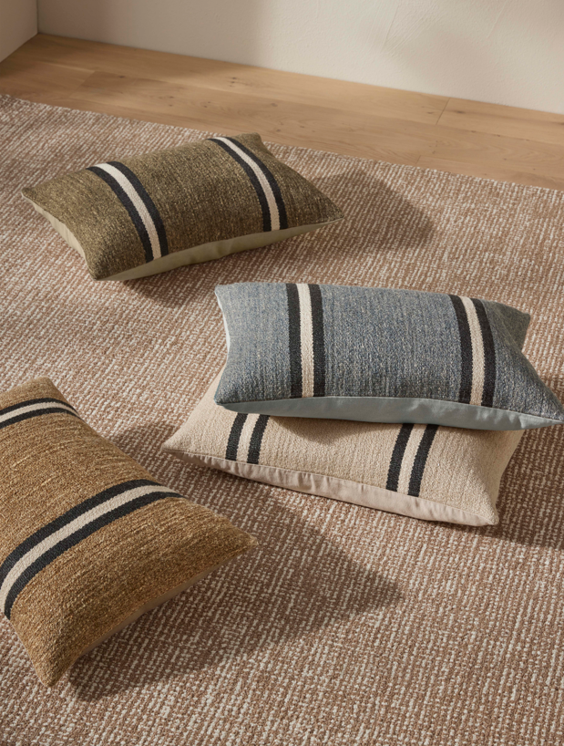 Mila Cushion 40cm x 60cm-Forest