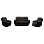 Seattle 3 Piece Leather Power Recliner Suite
