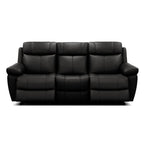 Seattle 3 Seater Leather Manual Recliner
