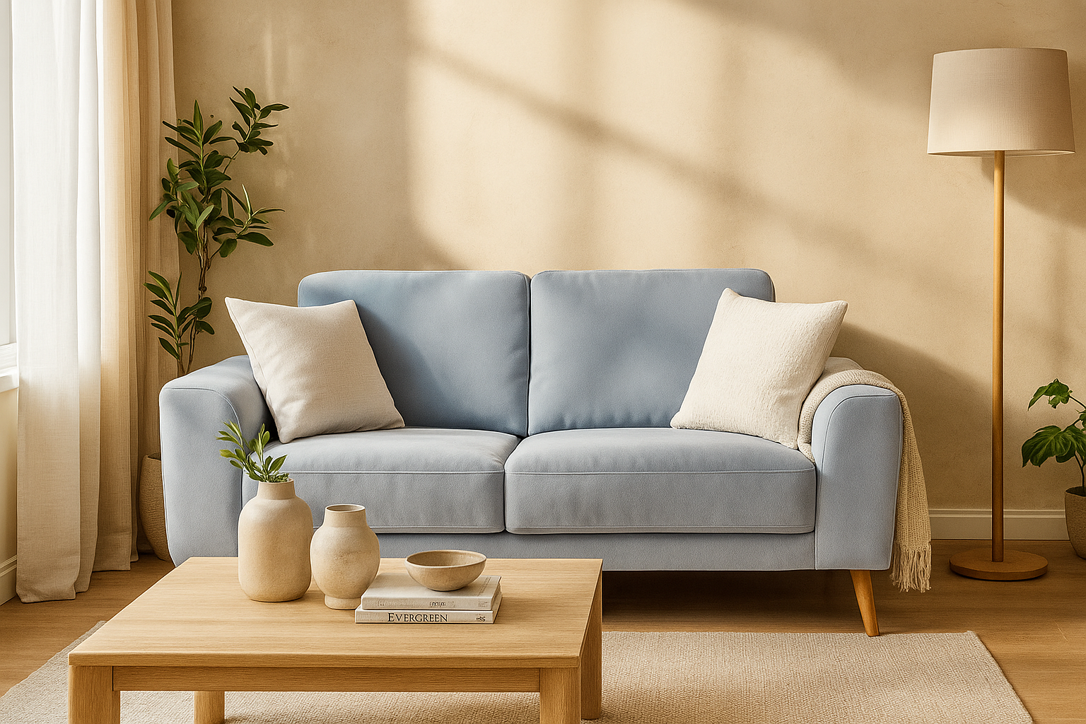 Skye 2 Seater Fabric-Delf