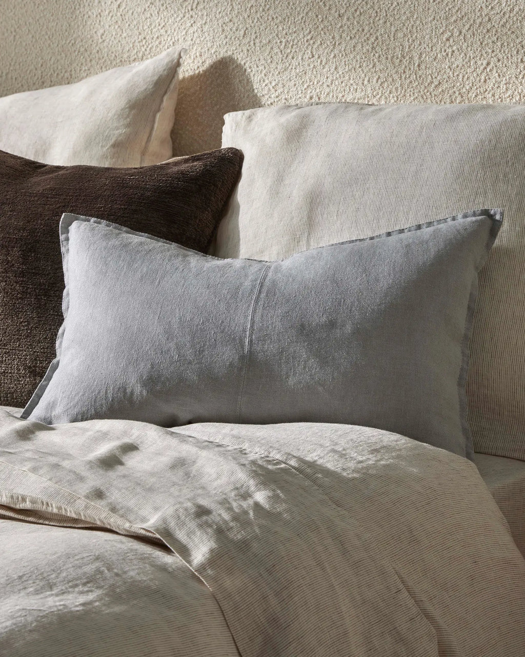 Como Rectangular Linen Cushion 60cm x 40cm-Horizon