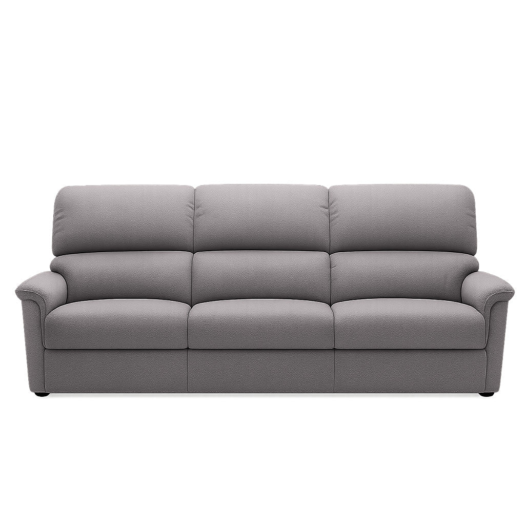 Lazboy Stanley 3 Seater Fabric Sofa-Charcoal