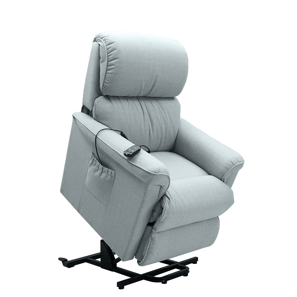 Lazboy Stanley Fabric Bronze Power Lift Chair-Seaglass