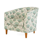 Stella Fabric Tub Chair-Seafoam