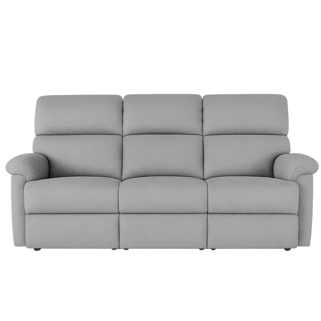 Lazboy Summit 3 Seater Fabric Recliner-Nickel