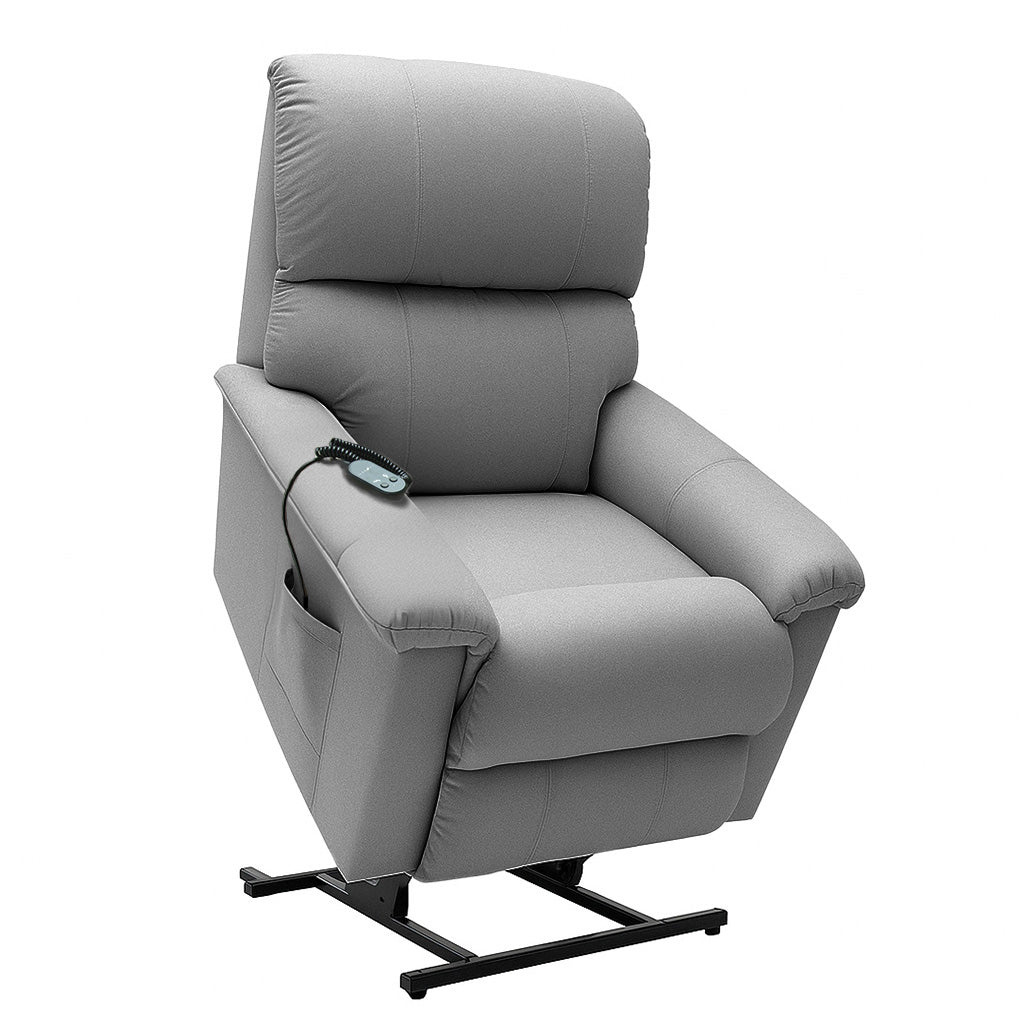 Lazboy Summit Fabric Bronze Power Lift Chair-Nickel