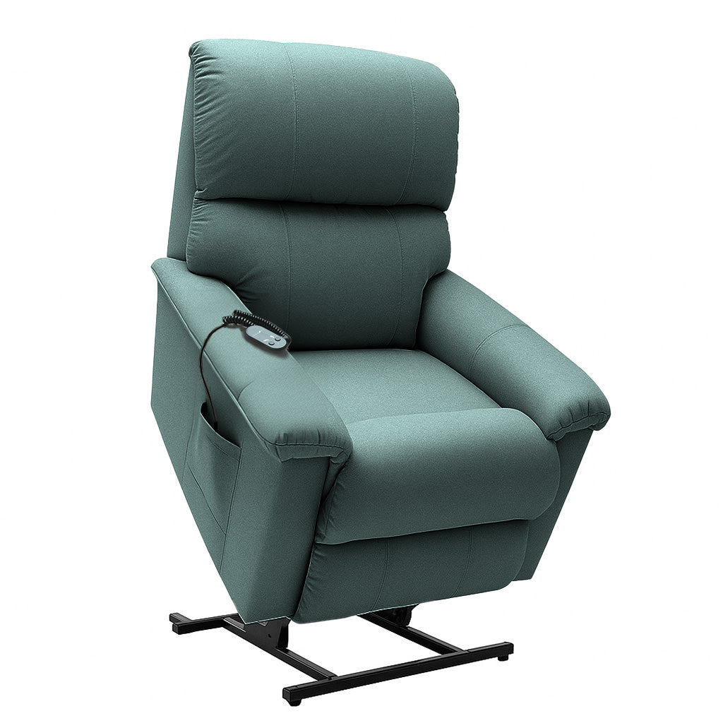 Lazboy Summit Fabric Bronze Power Lift Chair-Storm
