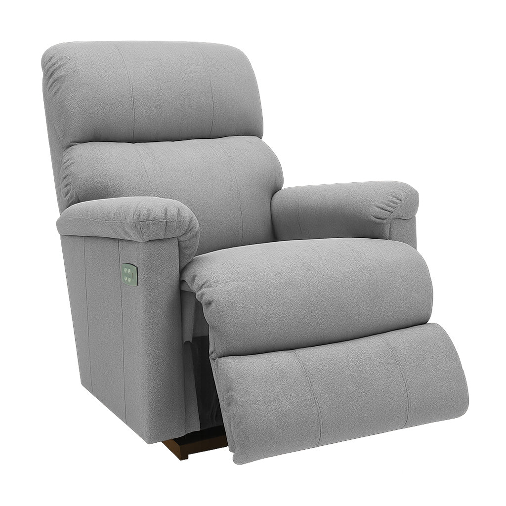 Lazboy Summit Fabric Glideaway Chair-Nickel