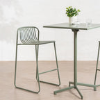 Swiss Bar Stool-Thyme Green