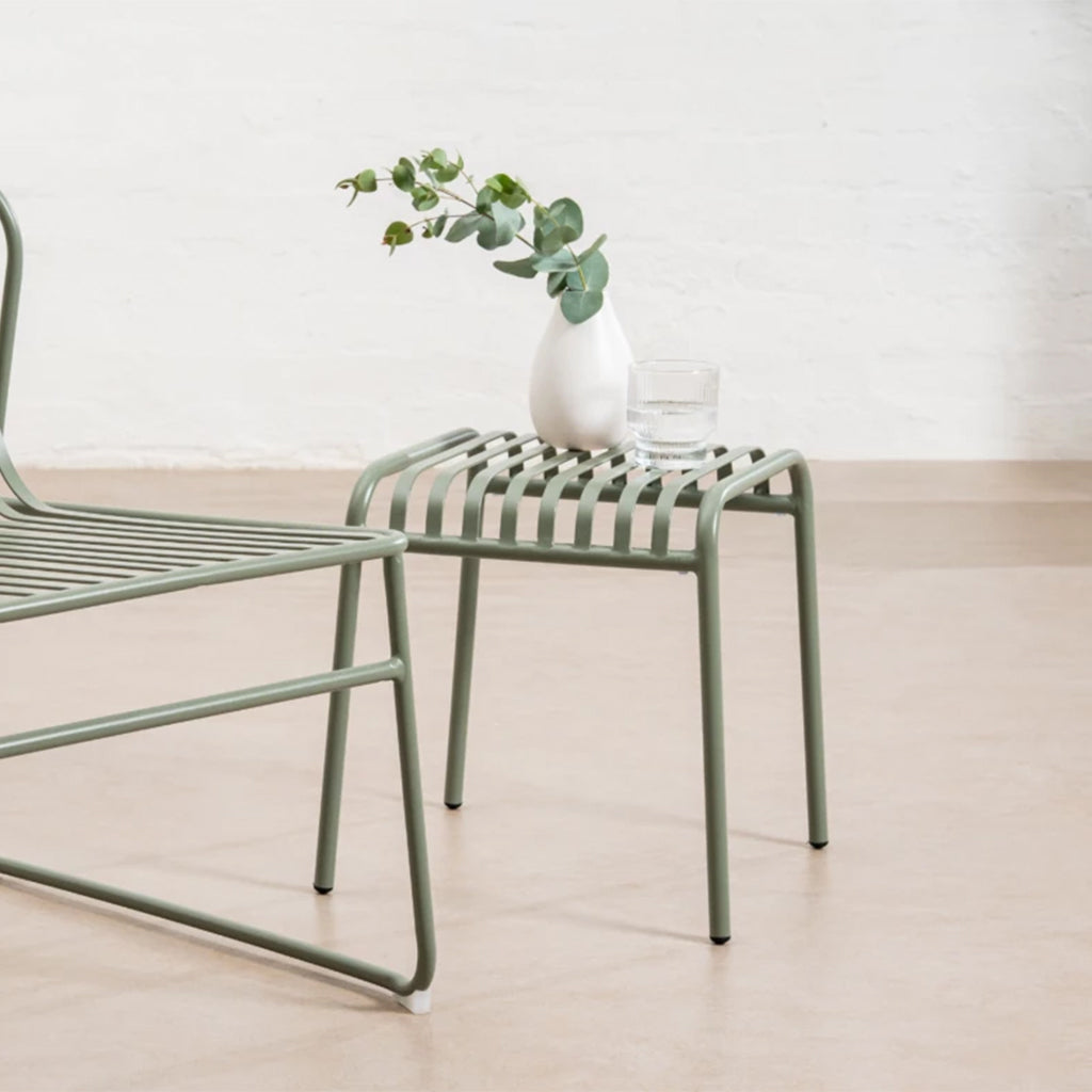 Swiss Side Table-Thyme Green