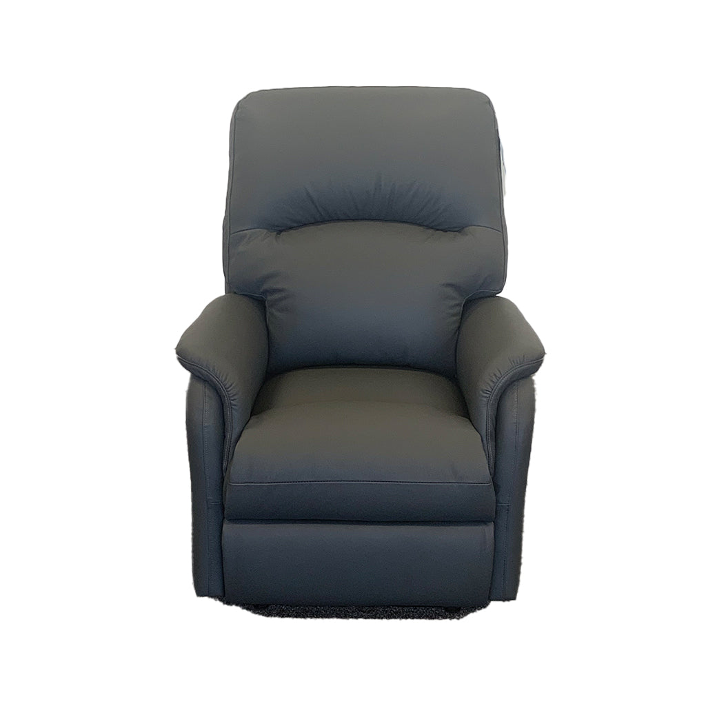 Temora Leather Armchair-Shale