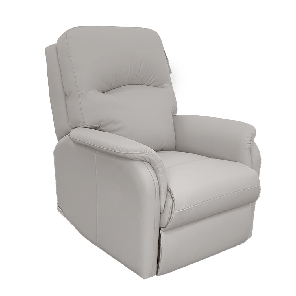 Temora Leather Armchair-Oyster