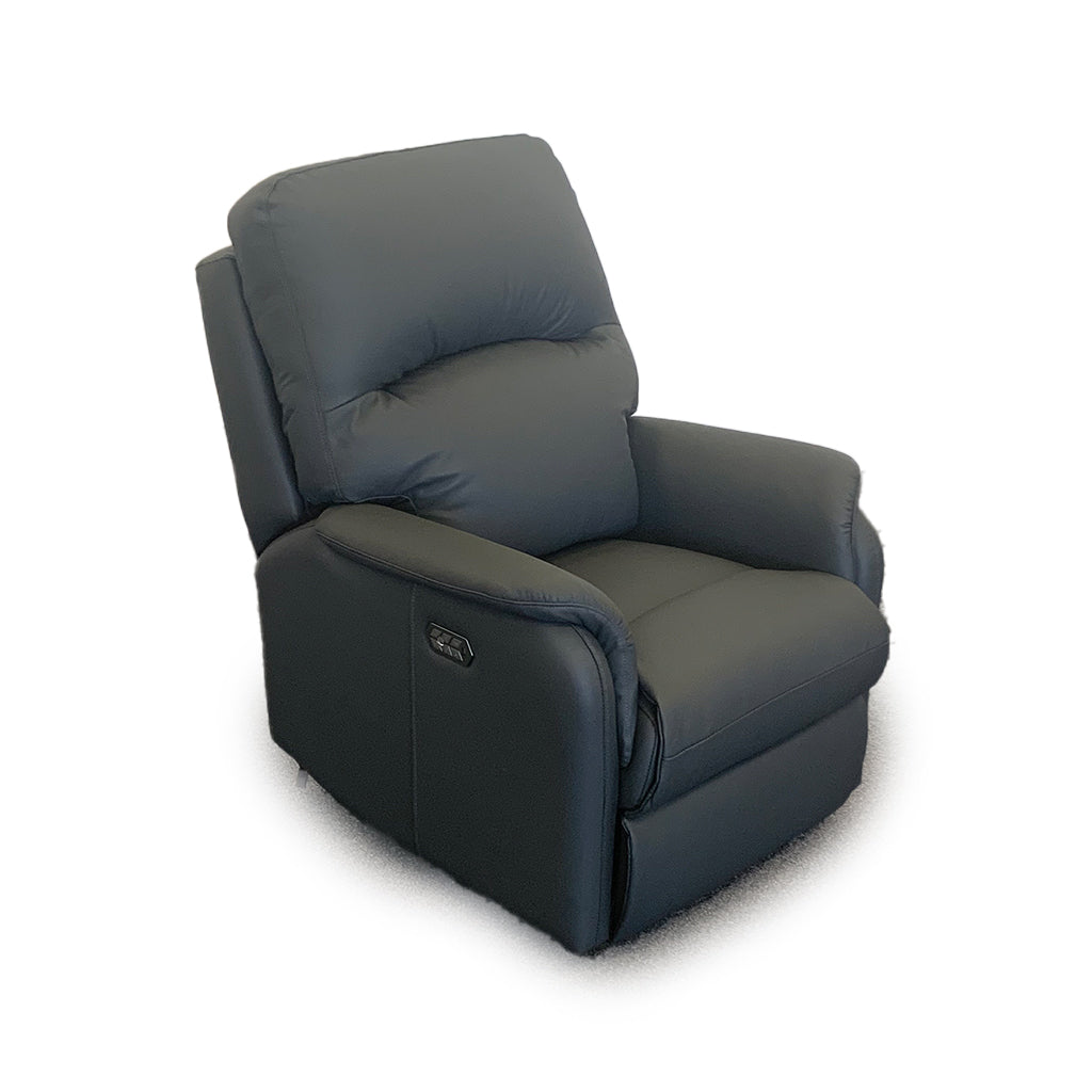 Temora Manual Leather Recliner SMALL