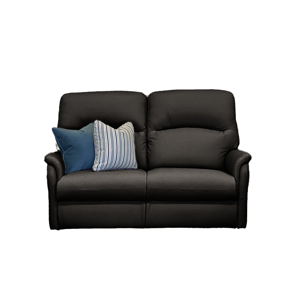 Temora 2.5 Seater Leather Sofa-Shale