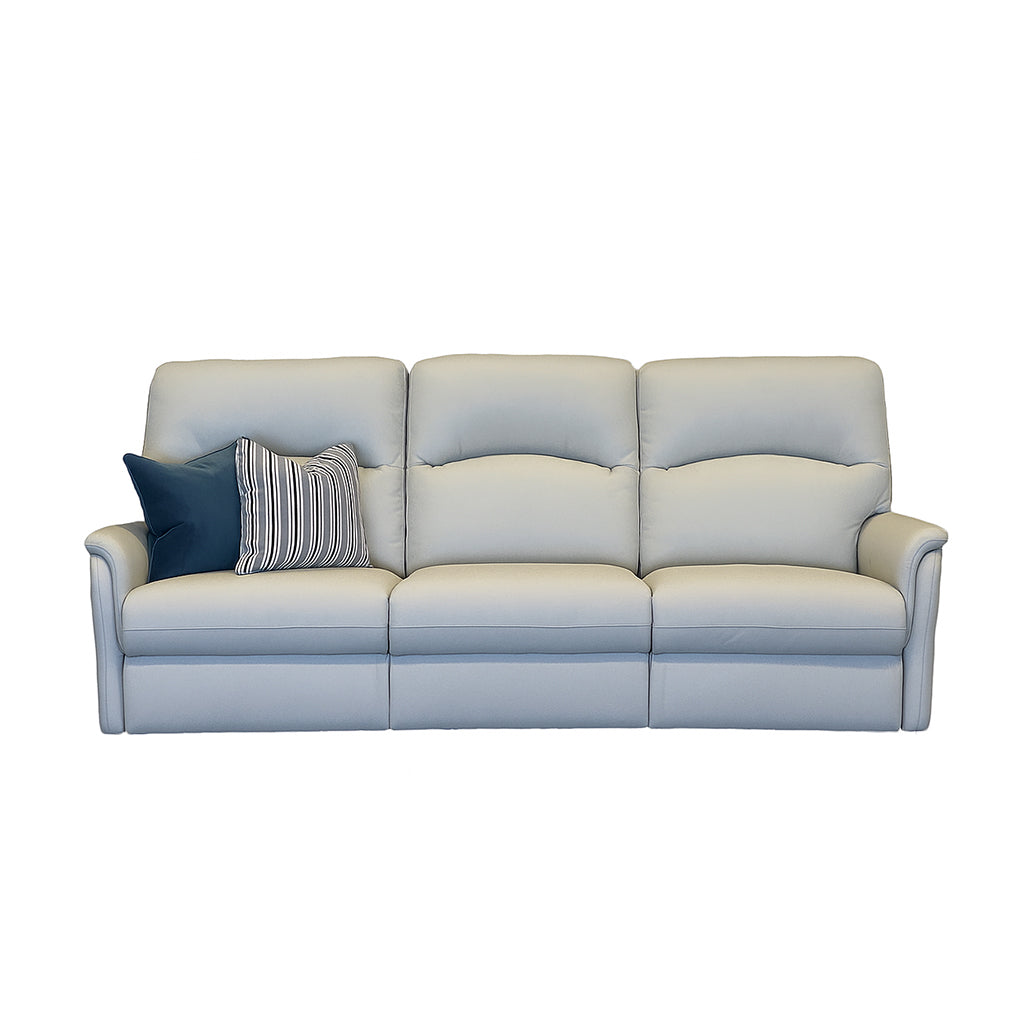 Temora 3 Seater Leather Manual Recliner