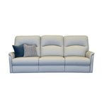 Temora 3 Seater Leather Manual Recliner