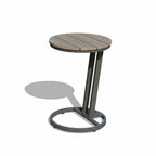 Havana Round Side Table-Dark Grey