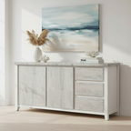 Valencia Buffet-Brushed White