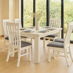 Valencia Dining Chair-Brushed White