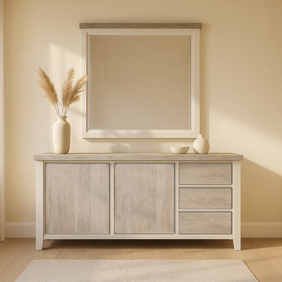 Valencia Mirror-Brushed White hover image