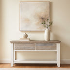 Valencia Console-Brushed White