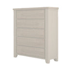 Valencia 5 Drawer Tallboy-Brushed White