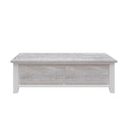 Valencia Coffee Table-Brushed White