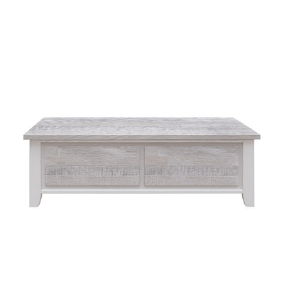 Valencia Coffee Table-Brushed White
