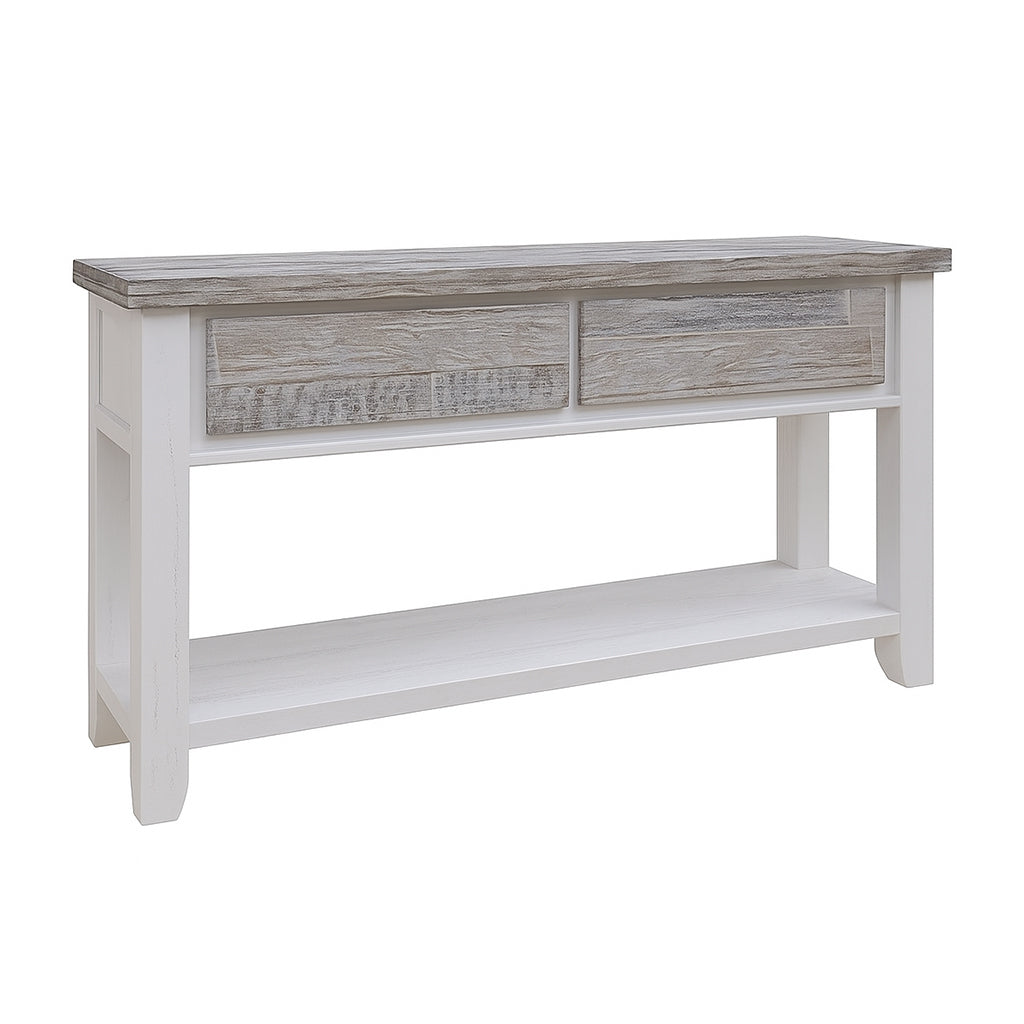 Valencia Console-Brushed White
