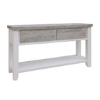Valencia Console-Brushed White