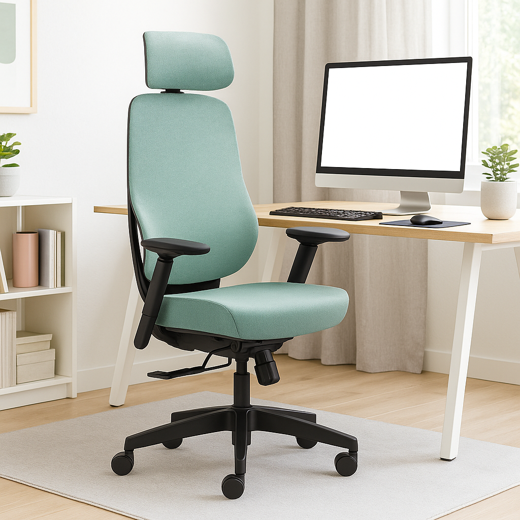 Vespa Synchro Chair with Headrest Teal