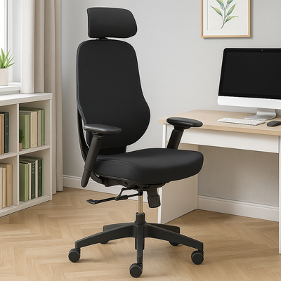 Vespa Synchro Chair with Headrest Black hover image